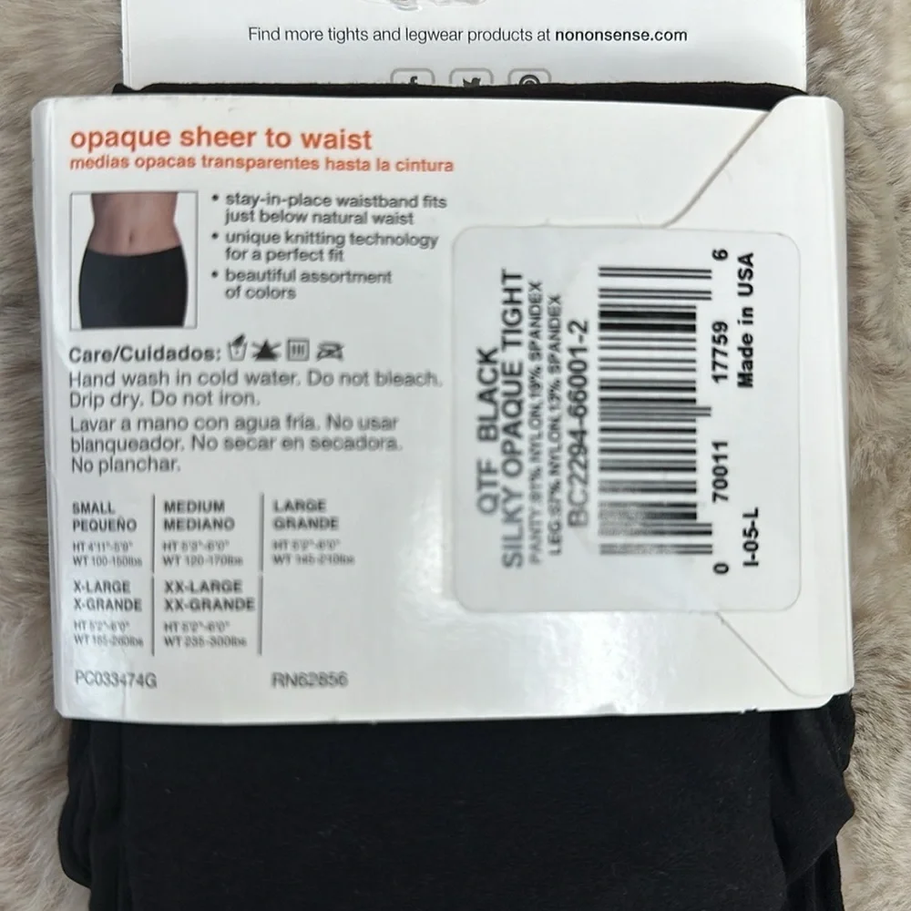 Hanes | No Nonsense | Sheer to Waist Tights with Smarttemp Technology, S…
